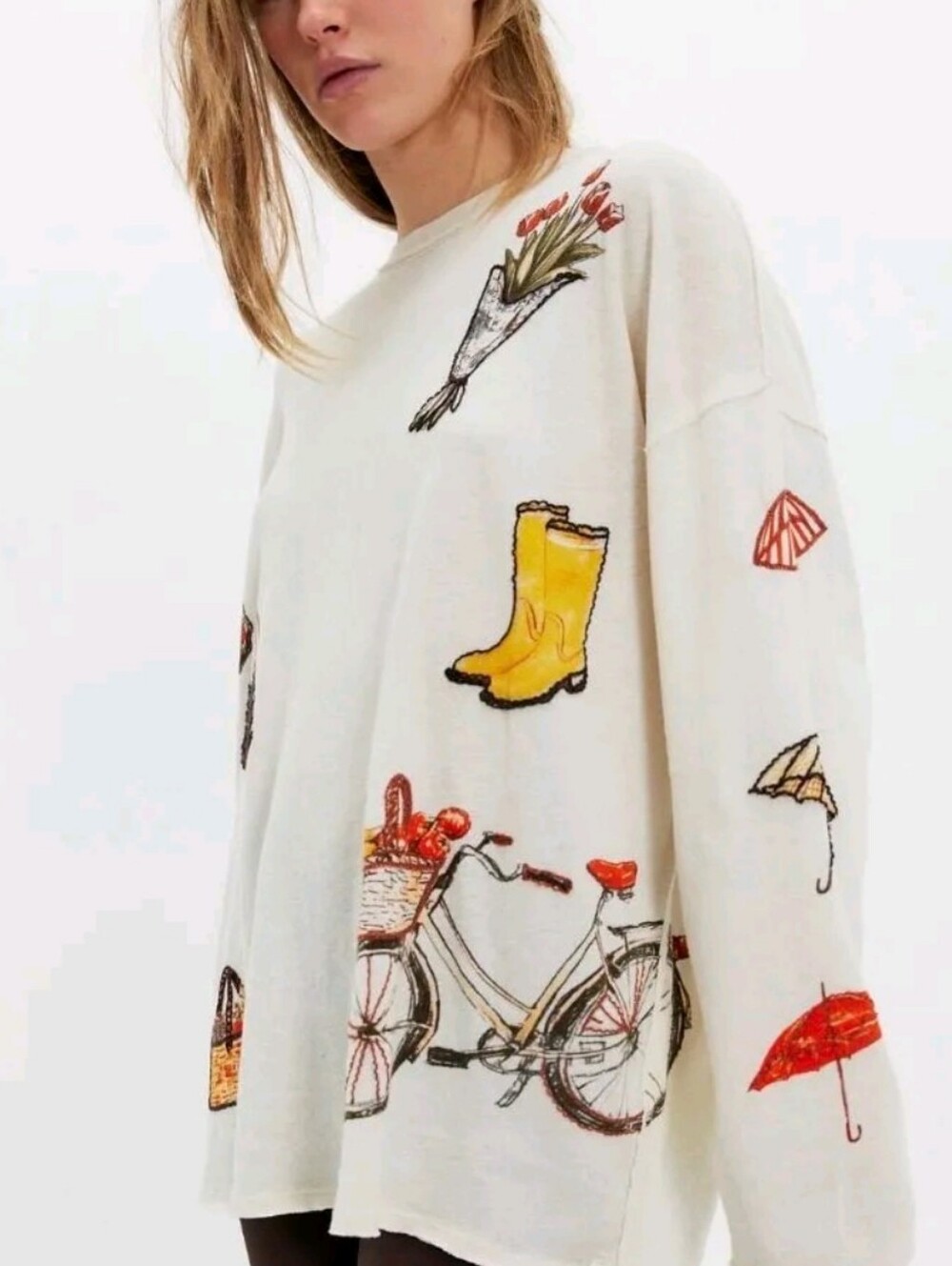 We The Free By Free People Market Day Shirt *NWT Medium (Slightly Oversized)